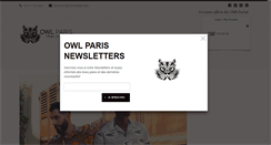 Desktop Screenshot of owlparis.com
